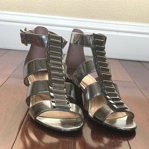 BCBGeneration gladiator wedge sandals